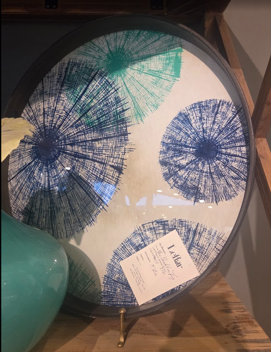 Blue Dandelion Tray