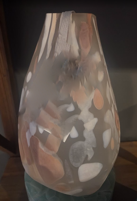 Blush Glass Vase