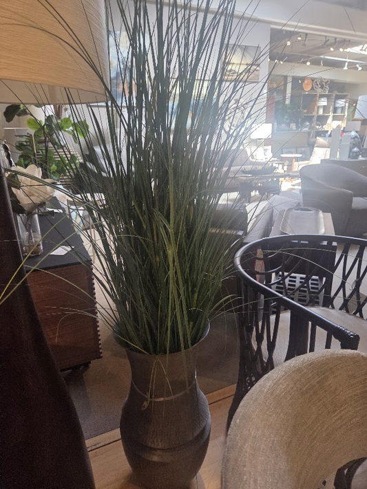 Bluestem Faux Grass in Urn