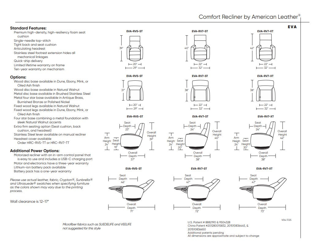 Eva | Comfort Recliner