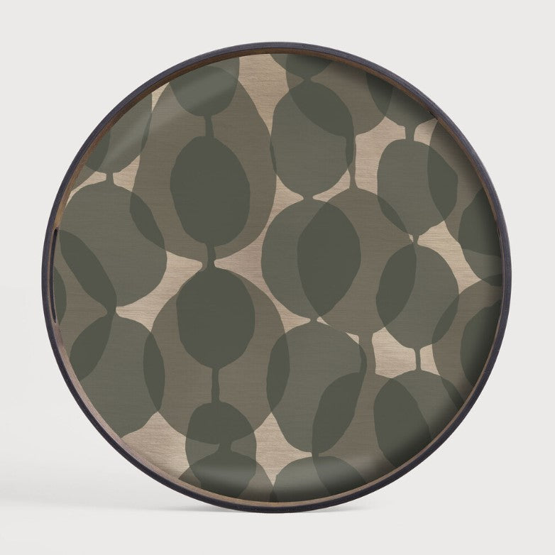 Connected Dots Glass Tray