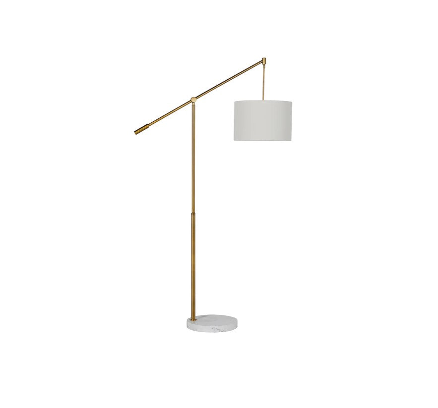Fulton Stained Gold Floor Lamp
