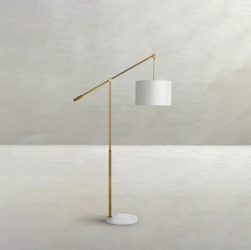 Fulton Stained Gold Floor Lamp