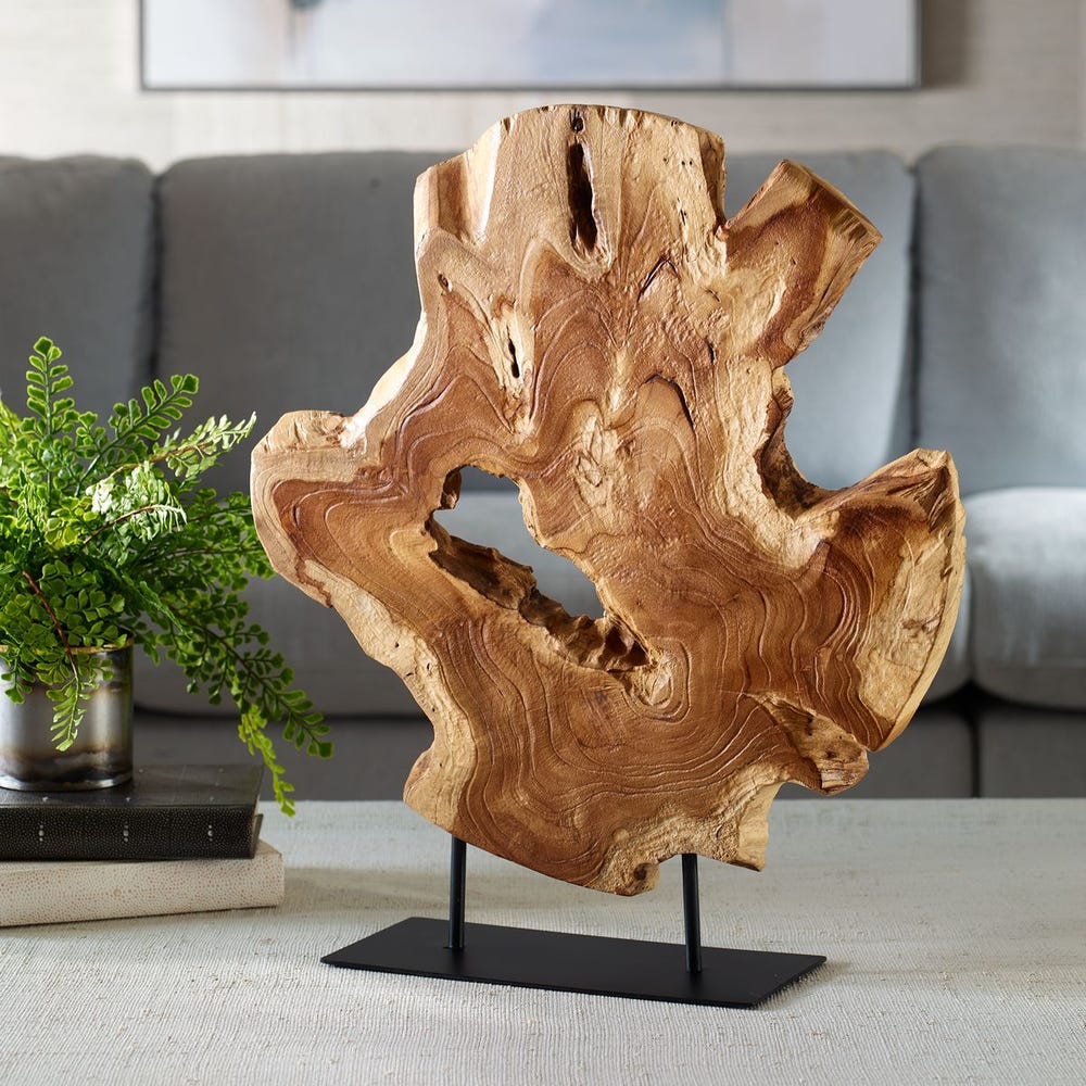 Bahati Wood Sculpture, Natural