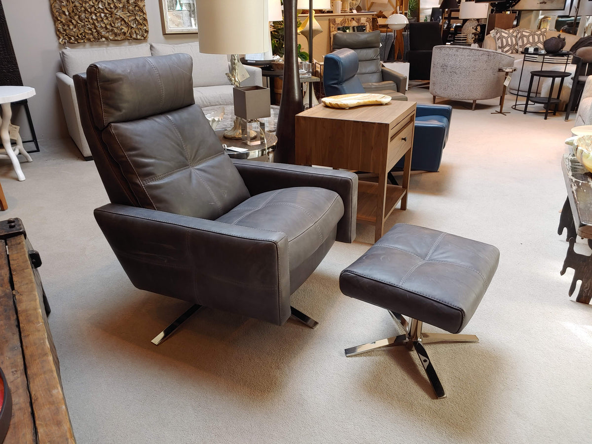Rainier Comfort Air Recliner and Ottoman