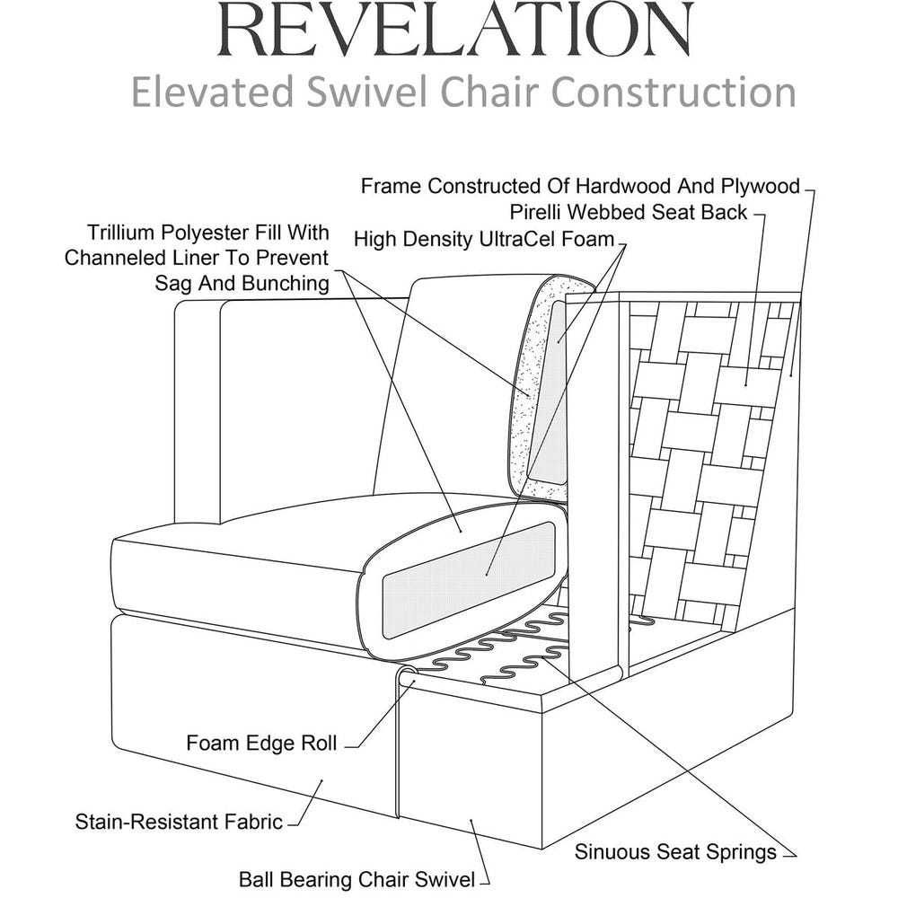 Elevated Swivel Chair