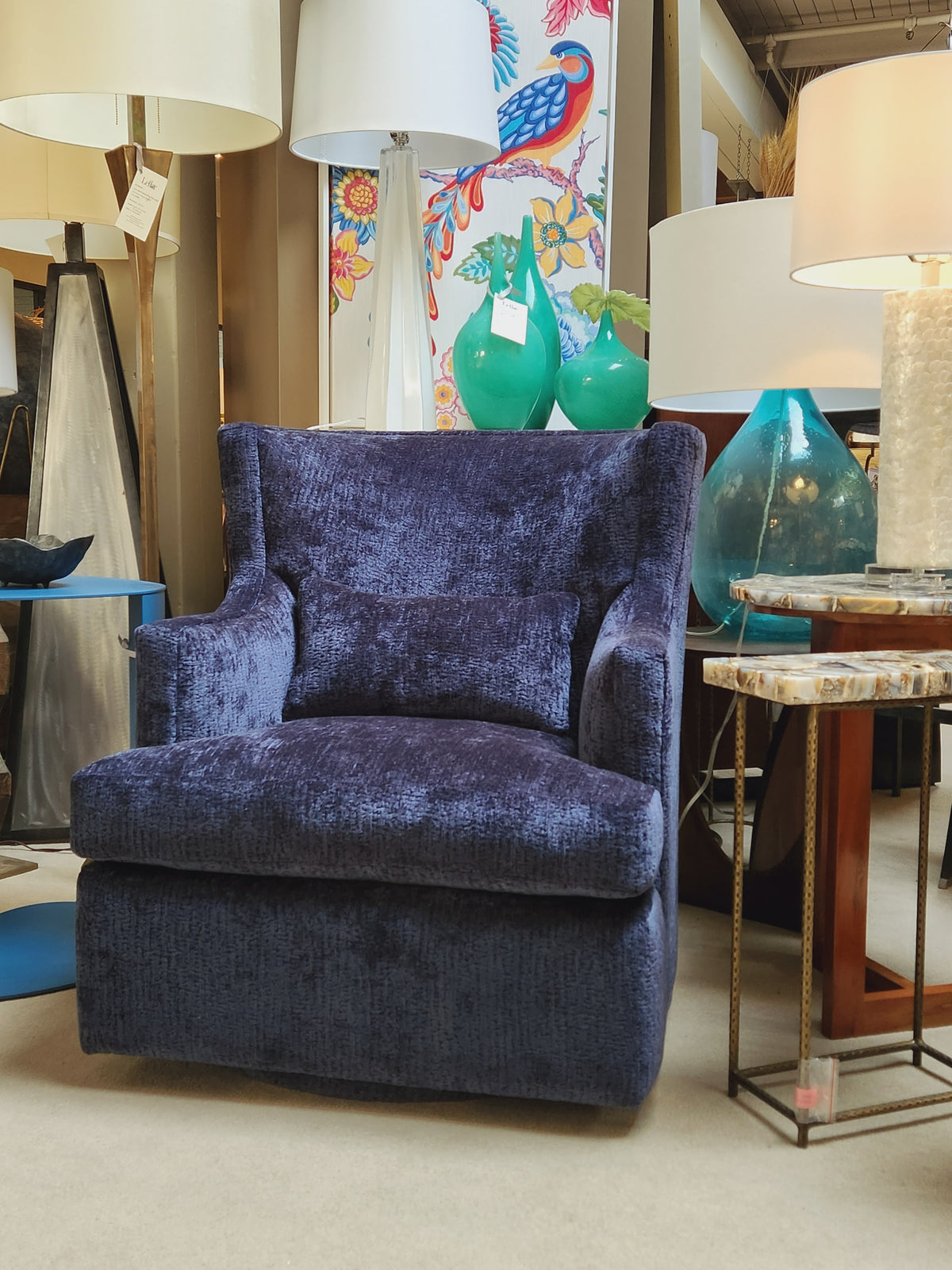 Custom Swivel Chair