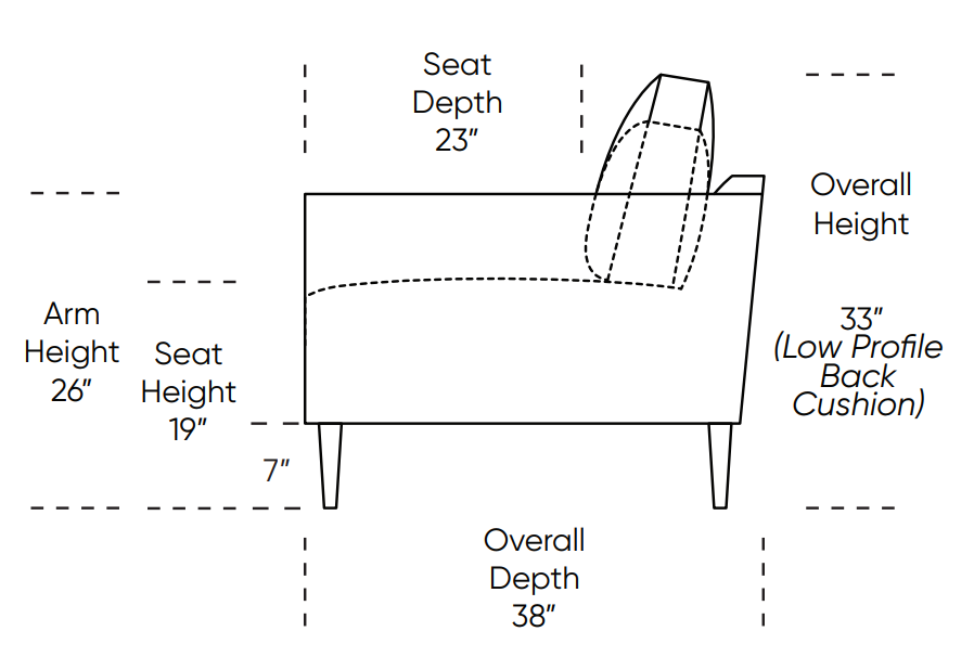 Personalized Leather Lounge Chair