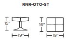 Rainier Comfort Air Recliner and Ottoman