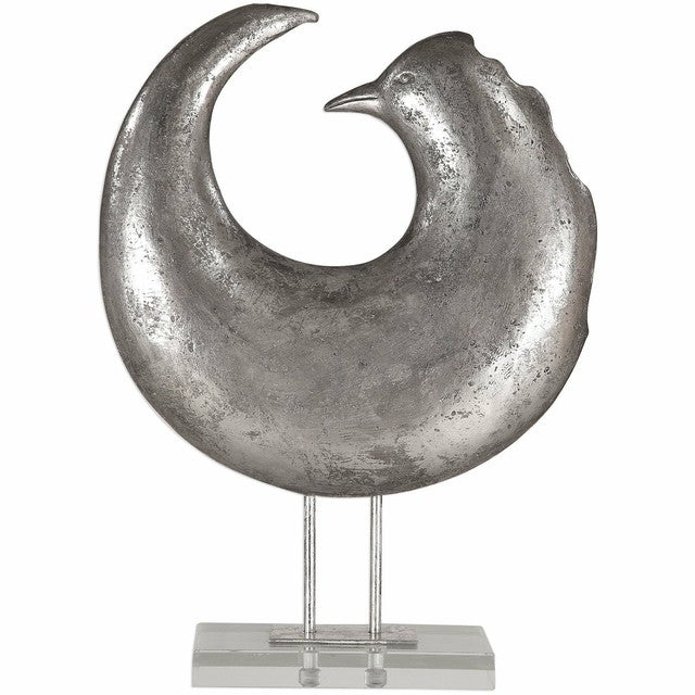 Isha Silver Bird Sculpture