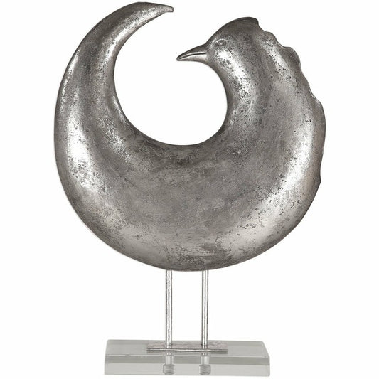 Isha Silver Bird Sculpture
